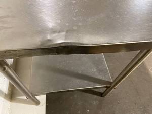 lot 49 image: Stainless Steel Table