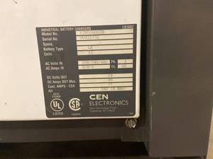 lot 106 image: 24 Volt Industrial Battery Charger 46 amp, single phase