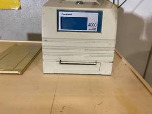 lot 118 image: Pyramid Time Clock Model 4000 with Rolling Cart