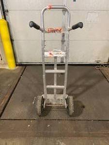 lot 132 image: Aluminum Two-Wheel Dolly