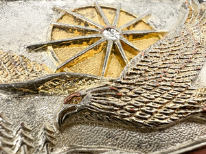 lot 10 image: Eagle Belt Buckle, Base Metal