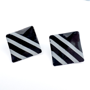 lot 43 image: Group of 3 pairs of earrings (one is Napier) Base Metal Post Back Pierced Earrings.