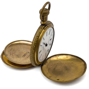 lot 86 image: Hercules Double Hunter Case (Tornado), Mechanical Pocket Watch. Not Working
