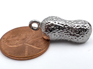 lot 75 image: Peanut, Unknown Maker, Sterling Silver Charm.