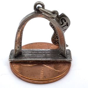 lot 76 image: St Louis Gateway Arch , Unknown Maker, Sterling Silver Charm.