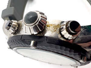 lot 25 image: Mens Invicta Venom Model #25971 stainless steel Quartz Analog watch. New Battery Installed