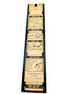 lot 35 image: NOS Ladys Dura-Glo by Medalist, VINTAGE #131D Yellow stainless steel Stretch Watch Band .