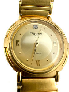 lot 67 image: Ladys Oleg Cassini SWS-31-607 Swiss yellow Quartz Analog watch. New Battery