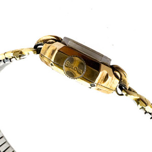 lot 116 image: Ladys Bulova Excellency A9 cal. 6BC, 21J yellow 10k RGP Mechanical Watch. Not Working