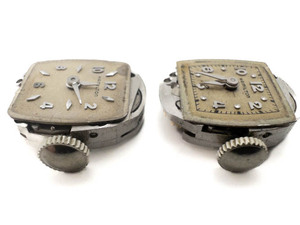 lot 139 image: Set of two Hamilton mechanical ladys 17J cal. 750 movements and dials. Both Working.