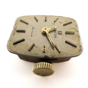lot 148 image: Omega Swiss 17J mechanical cal. 484 movement and dial. Not Working