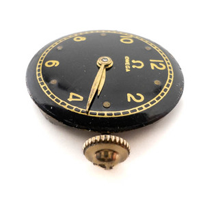 lot 150 image: Omega Swiss 15J mechanical cal.  movement and dial. WORKING.