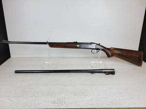 lot 565 image: Savage Combo with 219 30-30 Rifle Barrel and 220 16 Gauge Barrel