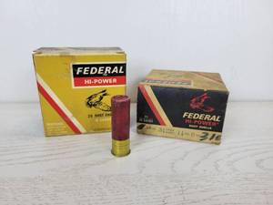 lot 584 image: 50 Rounds of 1-18 oz. 6 Shot 16 Gauge Shotgun Shells