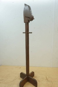 wooden horse stand