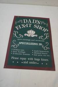 Tin Sign