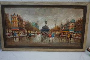 Framed Acrylic Painting