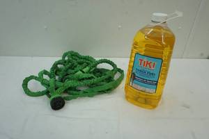 garden hose & Tiki Fluid