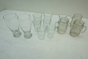 Assorted Drinking Glasses