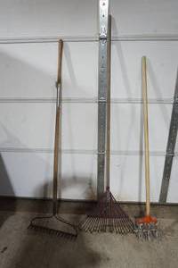 Garden Rake, Weeder, leaf rake