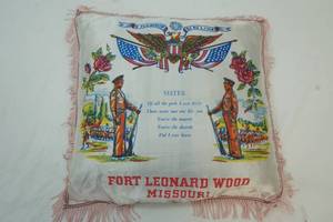 Military Memorabilia Pillow