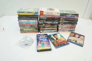 Variety of DVD and Blue Ray