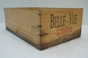 Chateau Belle-Vue Wood Crate