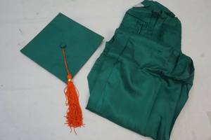 Green Graduation Gown