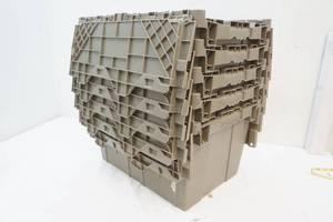 Plastic storage bins