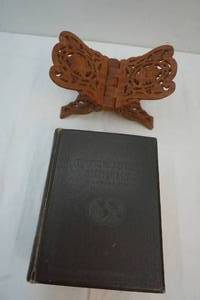 Vintage Book stand and Dictionary