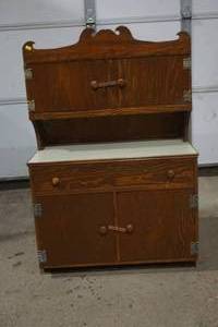 Vintage Wooden Kitchen Playset