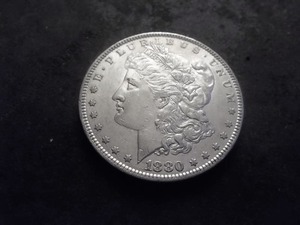 lot 5 image: 1880 O Morgan Silver Dollar Micro O