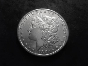 lot 6 image: 1880 S Morgan Silver Dollar