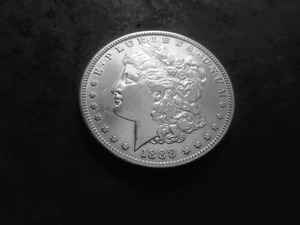 lot 18 image: 1888 S Morgan Silver Dollar
