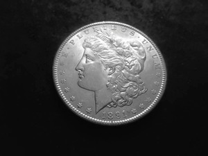 lot 25 image: 1891 S Morgan Silver Dollar