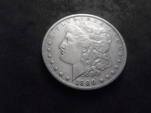 lot 34 image: 1900 S Morgan Silver Dollar