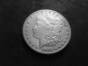 lot 35 image: 1901 S Morgan Silver Dollar