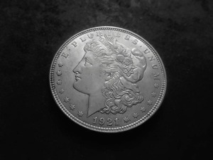 lot 38 image: 1921 Morgan Silver Dollar