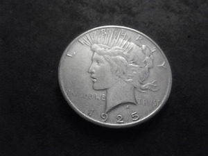 lot 43 image: 1925 S Peace Silver Dollar
