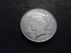 lot 45 image: 1926 S Peace Silver Dollar