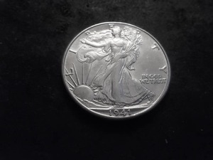 lot 54 image: 1941 D Walking Liberty Half Dollar