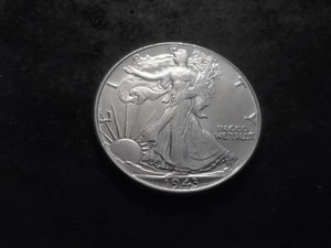 lot 59 image: 1943 Walking Liberty Half Dollar