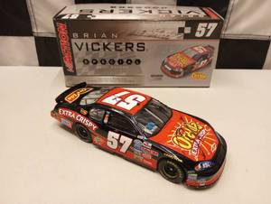 lot 42 image: Action Special Paint Scheme AUTOGRAPHED Brian Vickers #57 Ore-Ida 124th Scale Die Cast Car