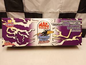 lot 300 image: Racing Champions Mac Tools Thunder Valley Nationals Die Cast Transporter