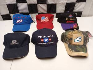 lot 329 image: Nascar Adjustable Caps  Hats