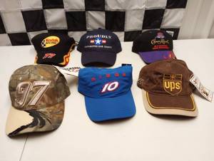 lot 330 image: Nascar Adjustable Caps  Hats