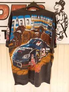 lot 353 image: Chase Authentic Dale Earnhardt #3 700 Charging Horse XXL T-Shirts
