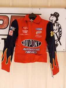 lot 357 image: Chase Authentics Youth Small Jeff Gordon #24 DuPont Zipper Front Closure Jacket