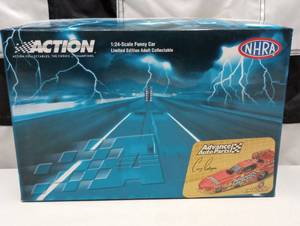 lot 395 image: NHRA Action Cruz Pedregon #10 Advance Auto Parts 124th Scale Die Cast Funny Car