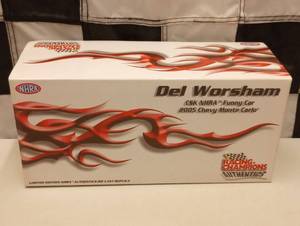 lot 411 image: Racing Champion Del Worsham 124th Scale Die Cast Funny Car
